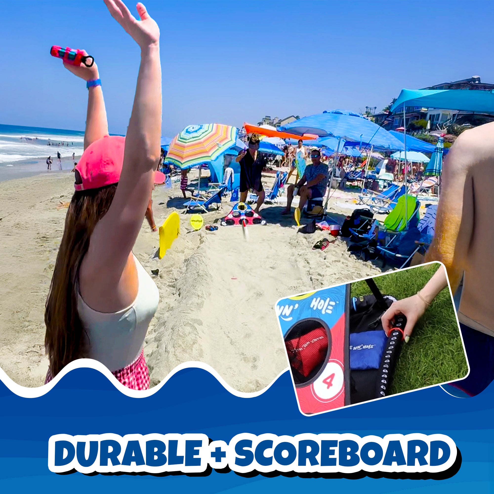 NEW! BLAST NN' HOLE Game Set | Blasters Meets Cornhole