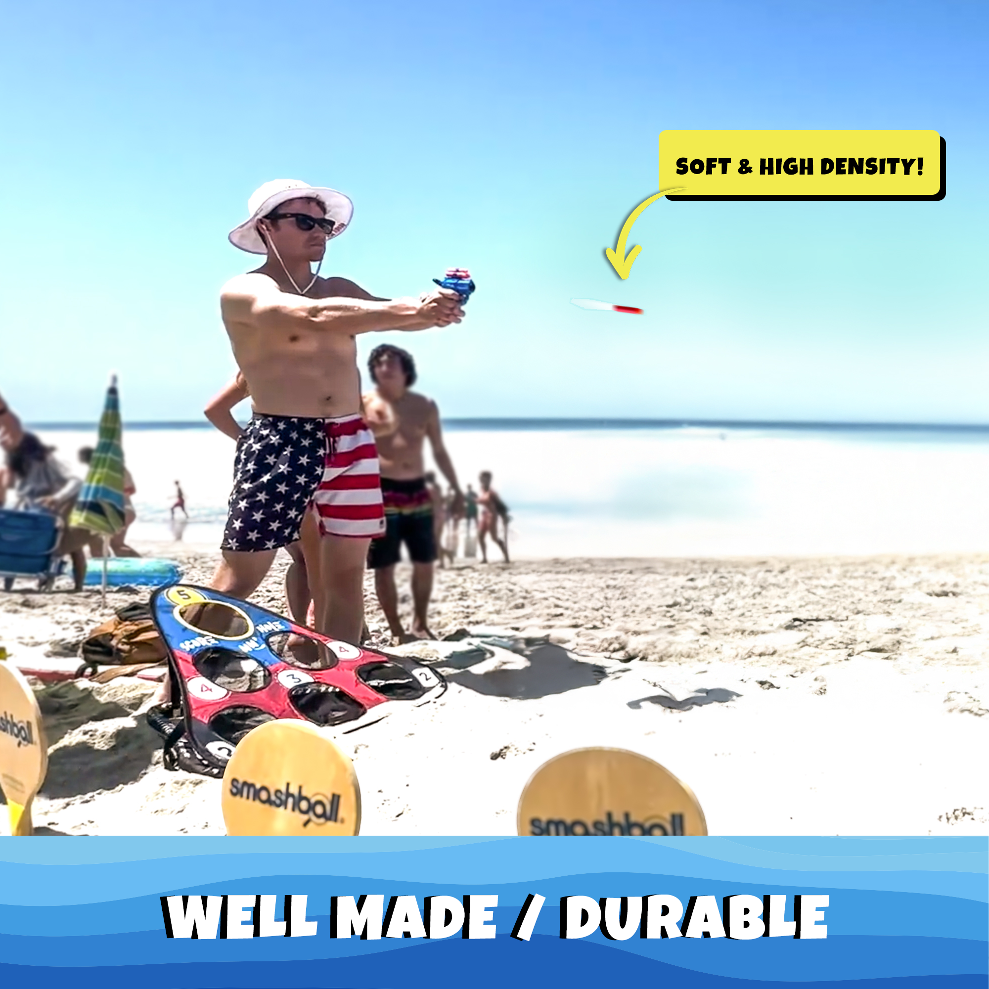 NEW! BLAST NN' HOLE Starter Set | Blasters Meets Cornhole | 1x Target Set |