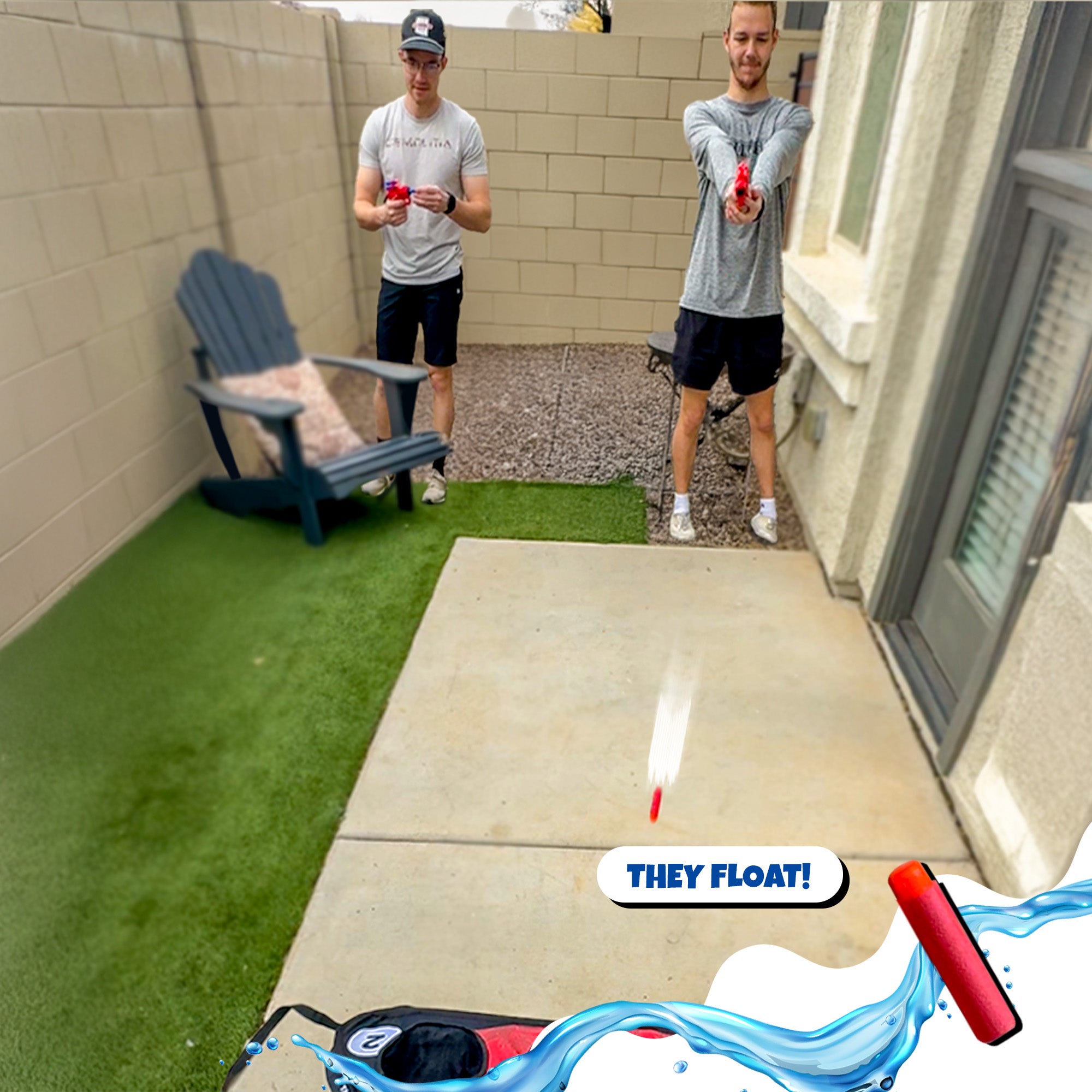 NEW! BLAST NN' HOLE Game Mode | Blasters Meets Cornhole | Targets Not Included