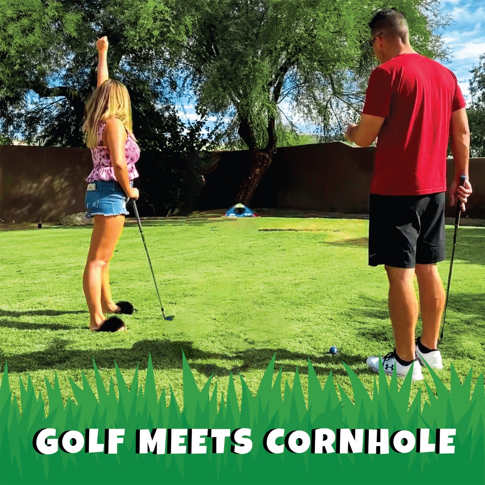 CHIP NN' HOLE Starter Set - Cornhole Meets Golf
