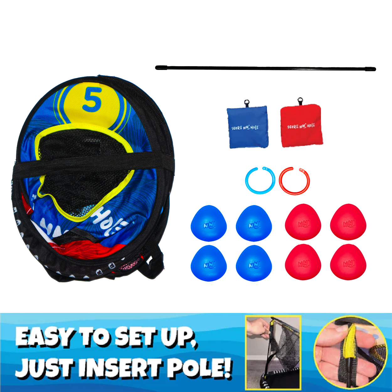 SKIP NN' HOLE Starter Set - Stonne Skipping Meets Cornhole