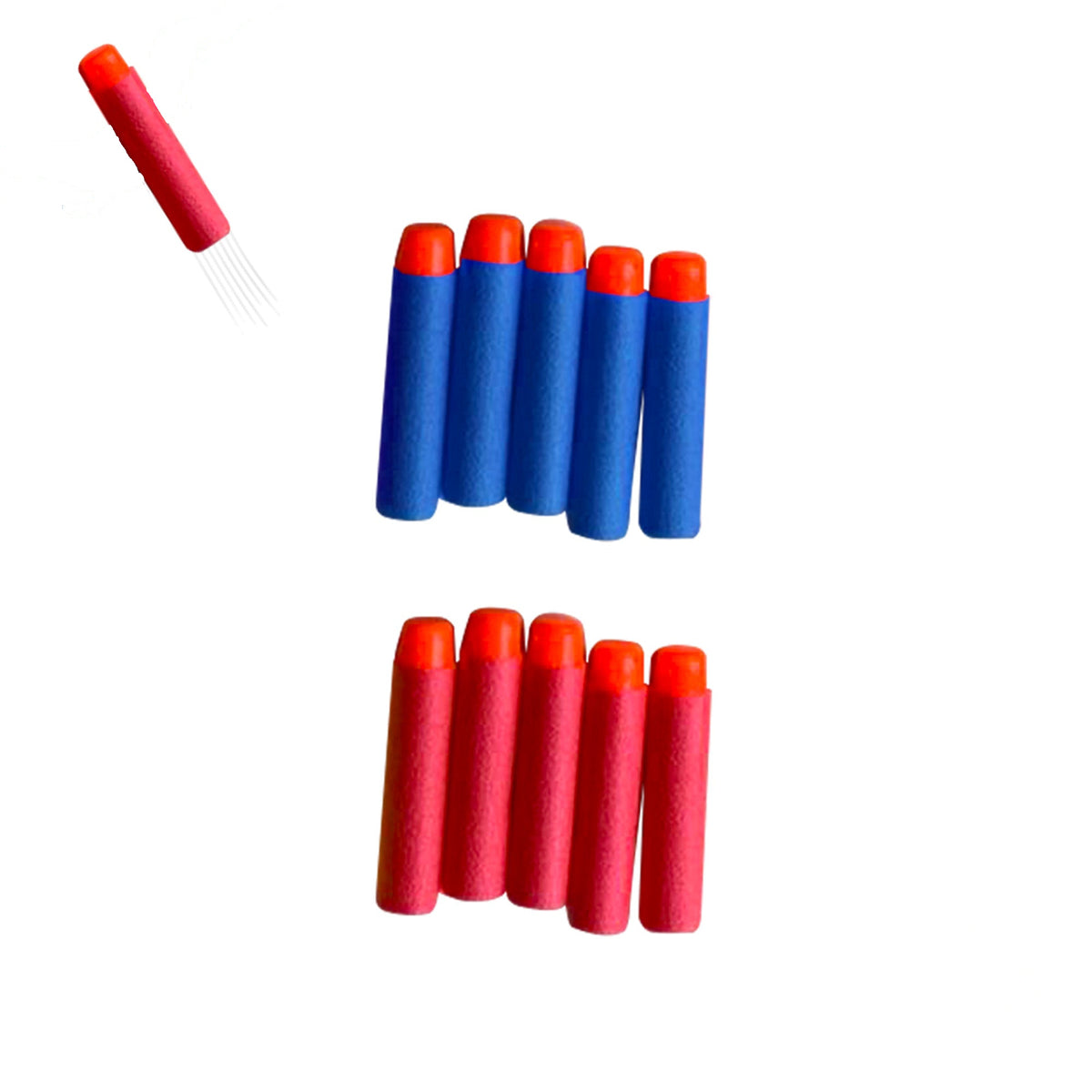 BLAST NN' HOLE FOAM DARTS | 10X EXTRA FOAM DARTS | Targets Not Included |