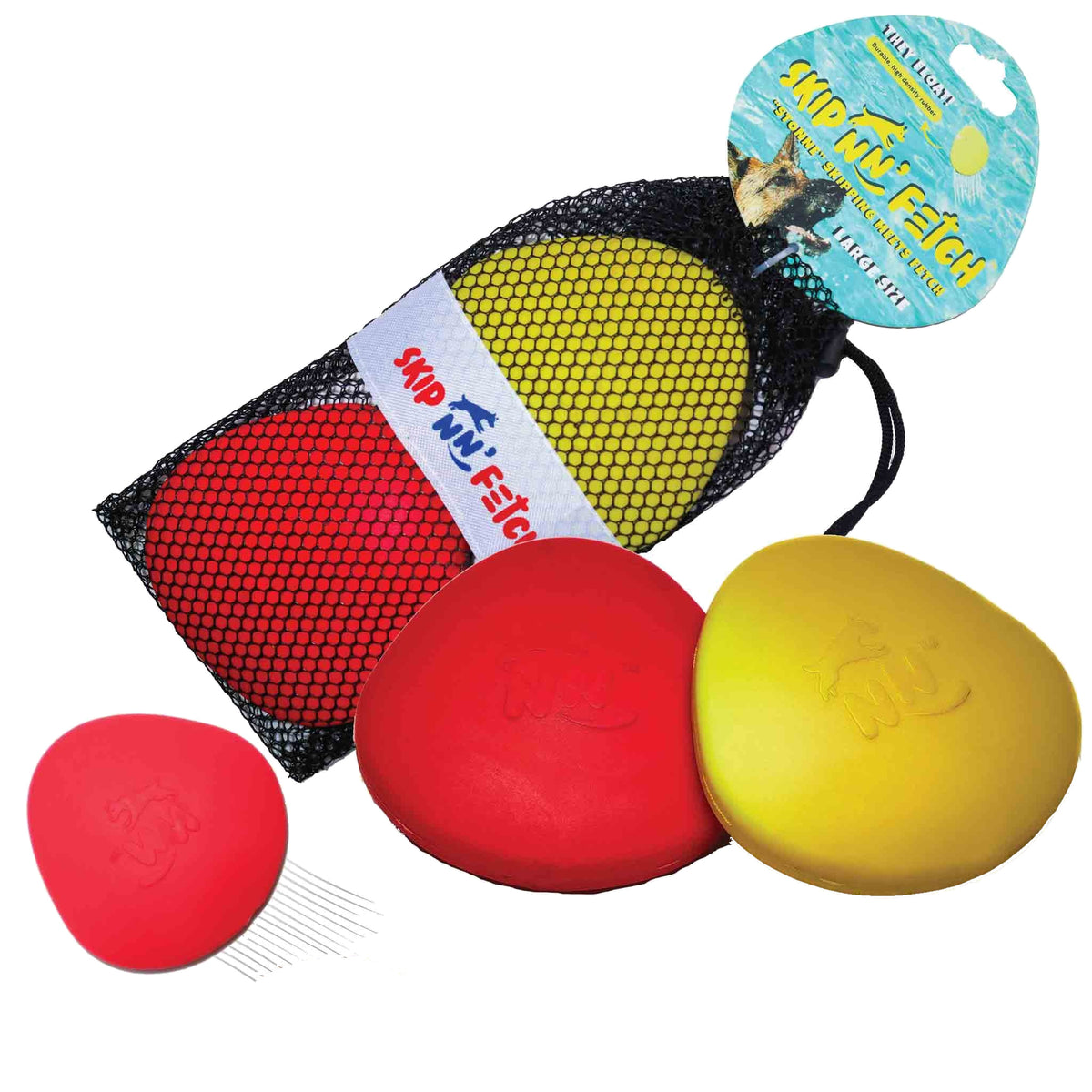 Skip NN' Fetch Dog Toys (QTY 2 Stonnes) - SCORE NN'