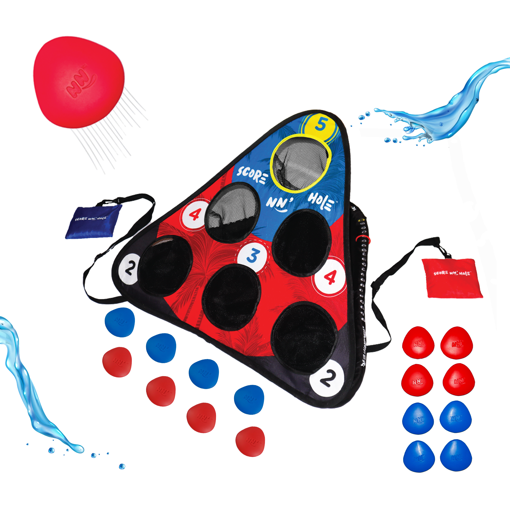 SKIP NN' HOLE Starter Set + 8x Extra Skipping Stones Game Modes
