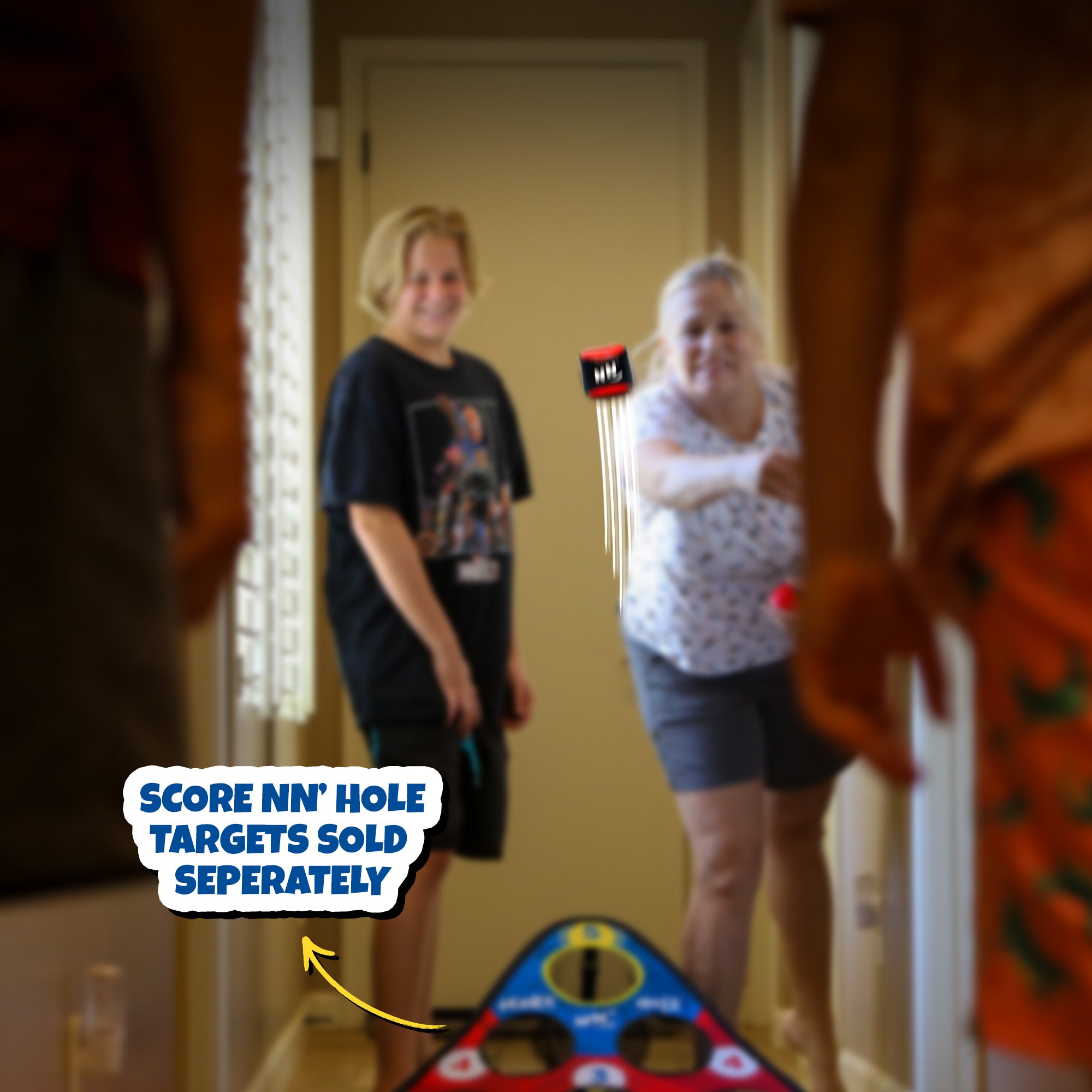 TOSS & ROLL NN' HOLE Game Mode | Targets NOT Included | TOSS & ROLL Cornhole