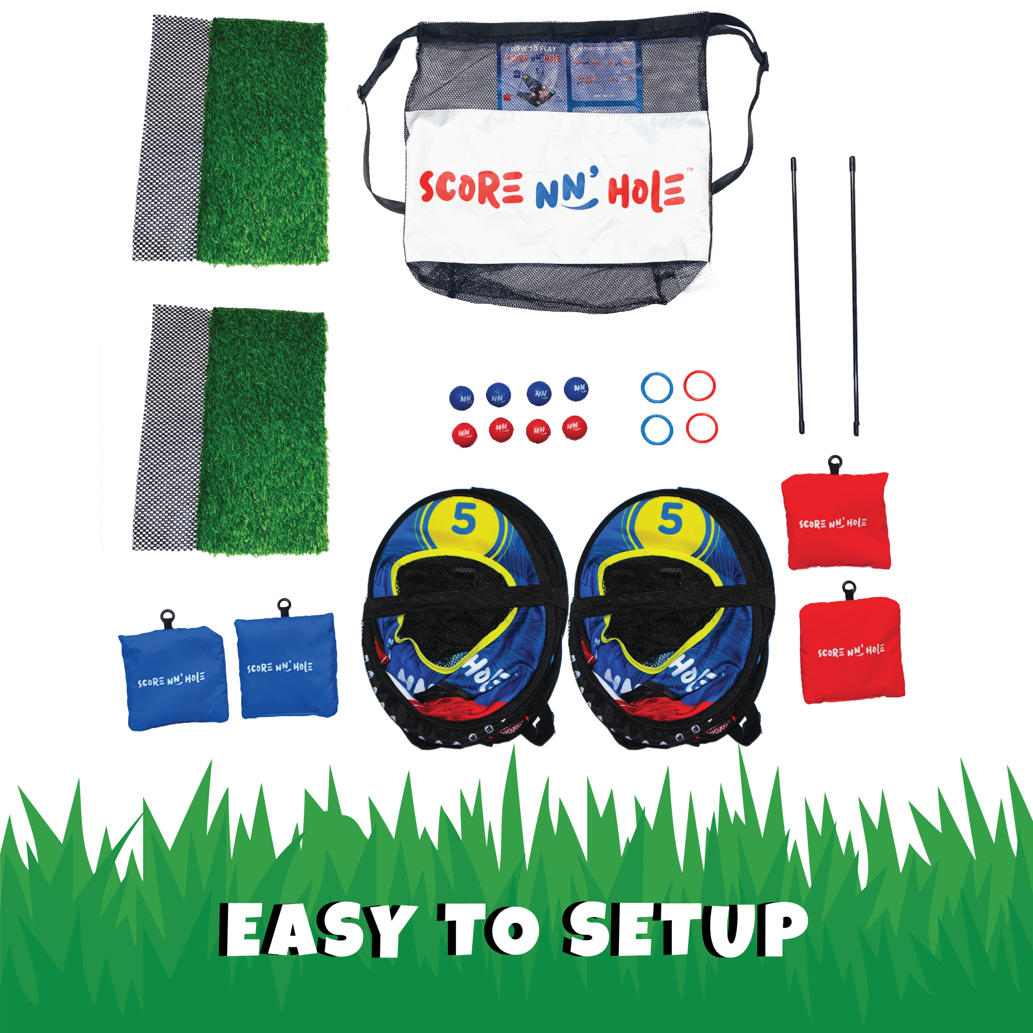 CHIP NN' HOLE - Cornhole Meets Golf - SCORE NN'