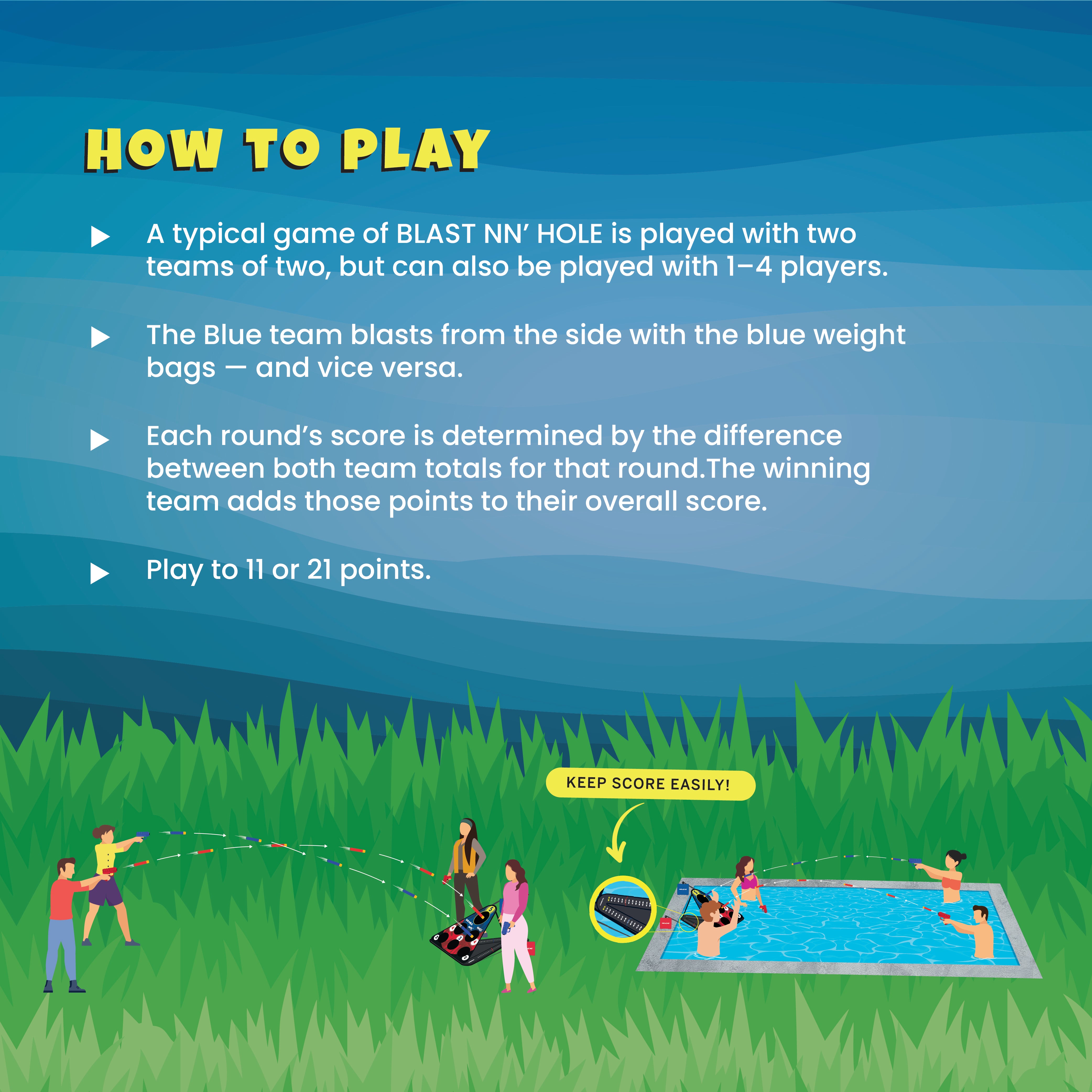 SKIP NN' HOLE Starter Set + BLAST NN' HOLE Game Mode