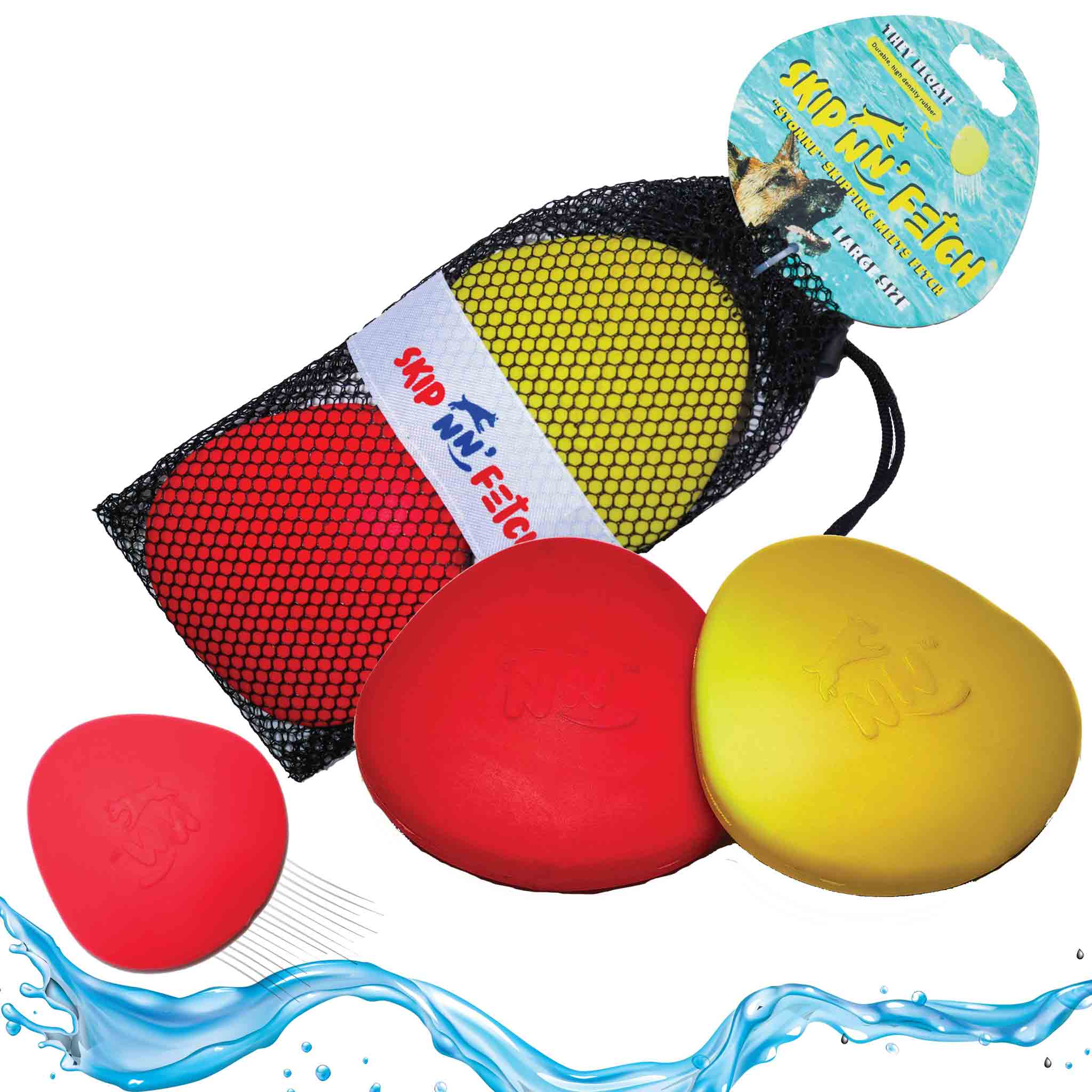 Skip NN' Fetch Dog Toys (QTY 2 Stonnes) - SCORE NN'