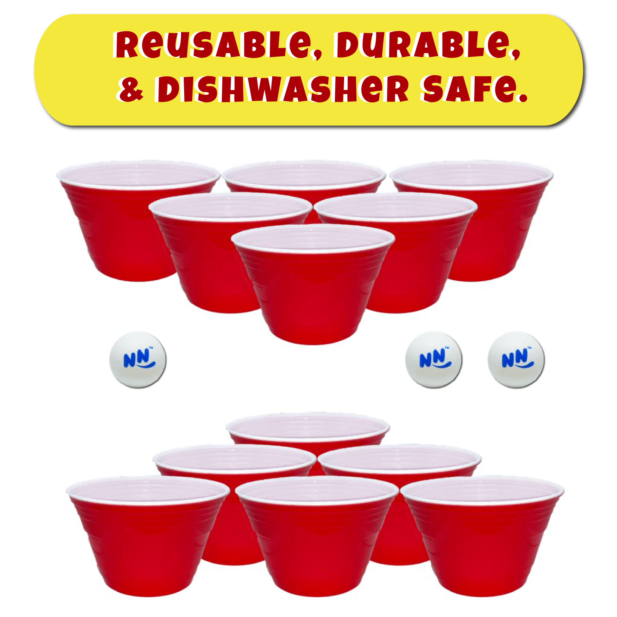 SKIP NN' HOLE + SIP NN' HOLE | Skipping Stones Meets Cornhole + Floating Giant Cup Pong Game for Pool, Land, or Lake | The Ultimate Pool Party Game - SCORE NN'