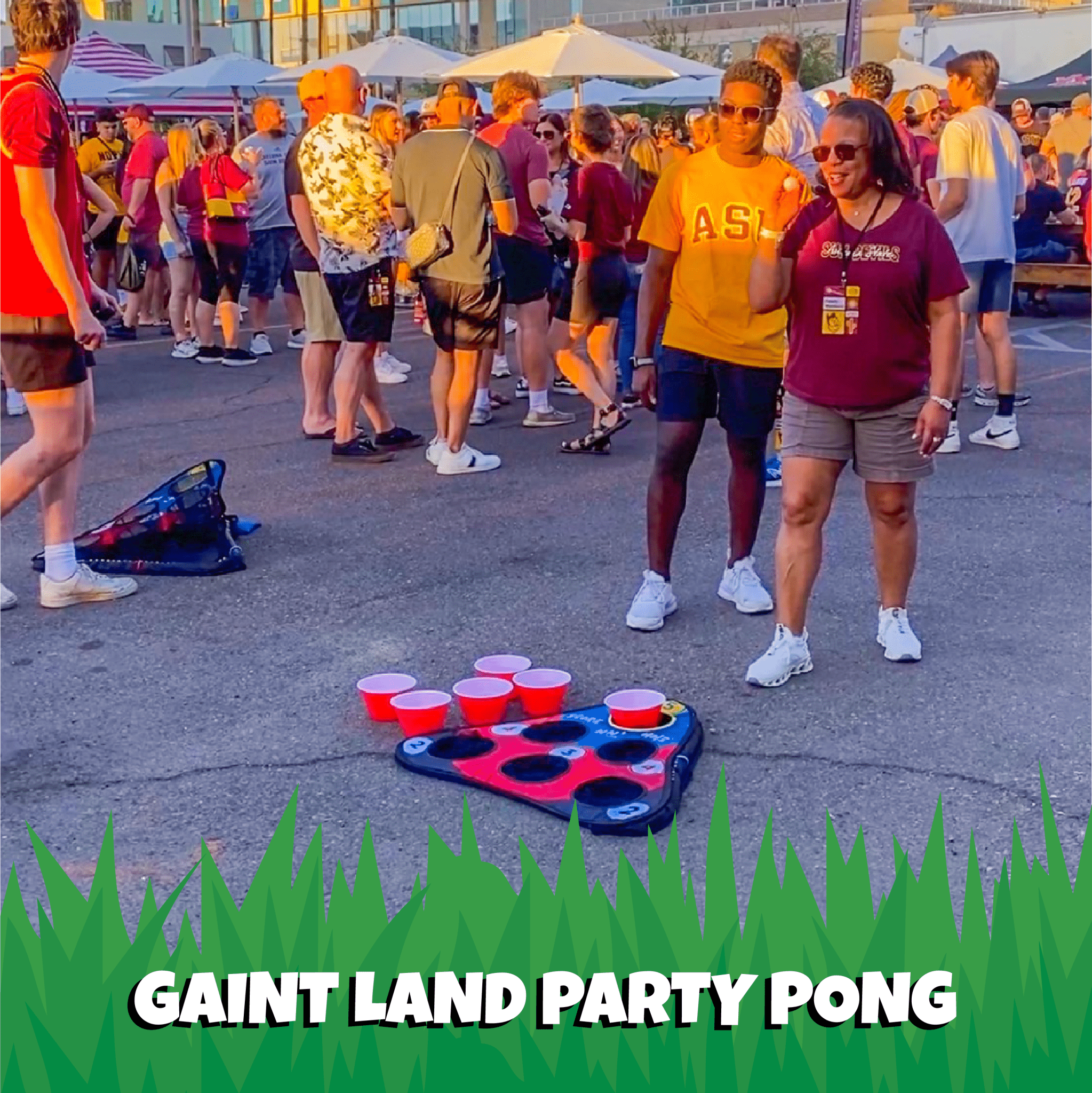 SKIP NN' HOLE + SIP NN' HOLE | Skipping Stones Meets Cornhole + Floating Giant Cup Pong Game for Pool, Land, or Lake | The Ultimate Pool Party Game - SCORE NN'