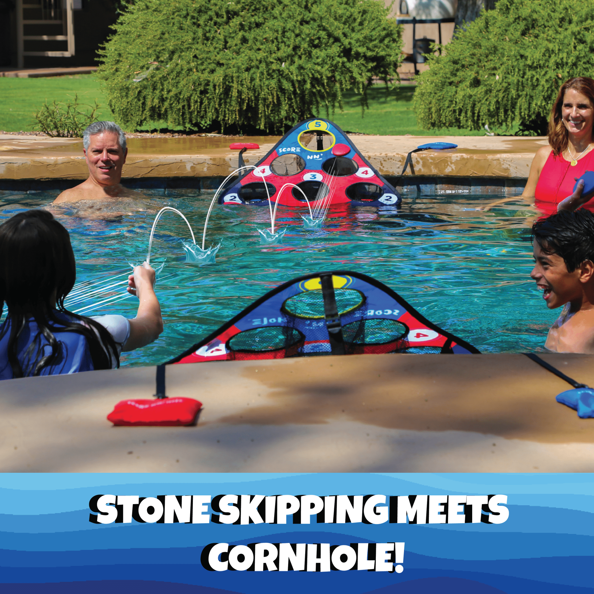 SKIP NN' HOLE - Stonne Skipping Meets Cornhole - SCORE NN'