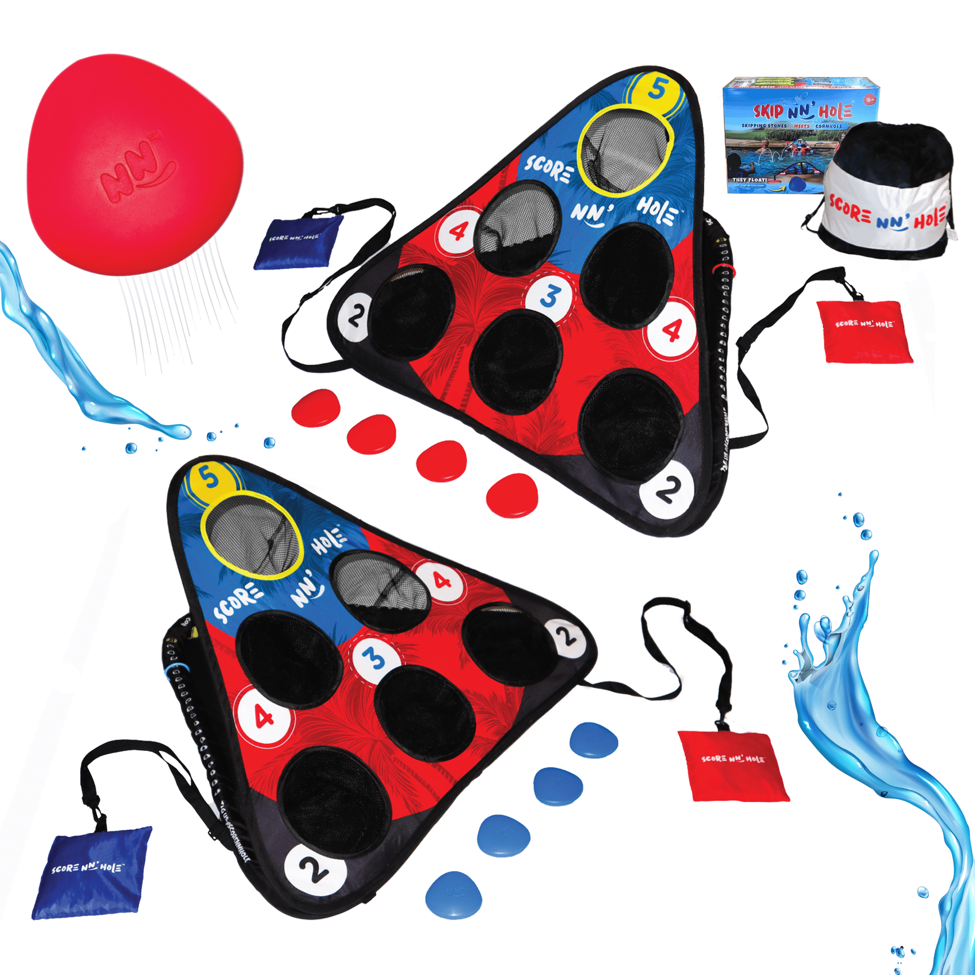 SKIP NN' HOLE - Stonne Skipping Meets Cornhole - SCORE NN'