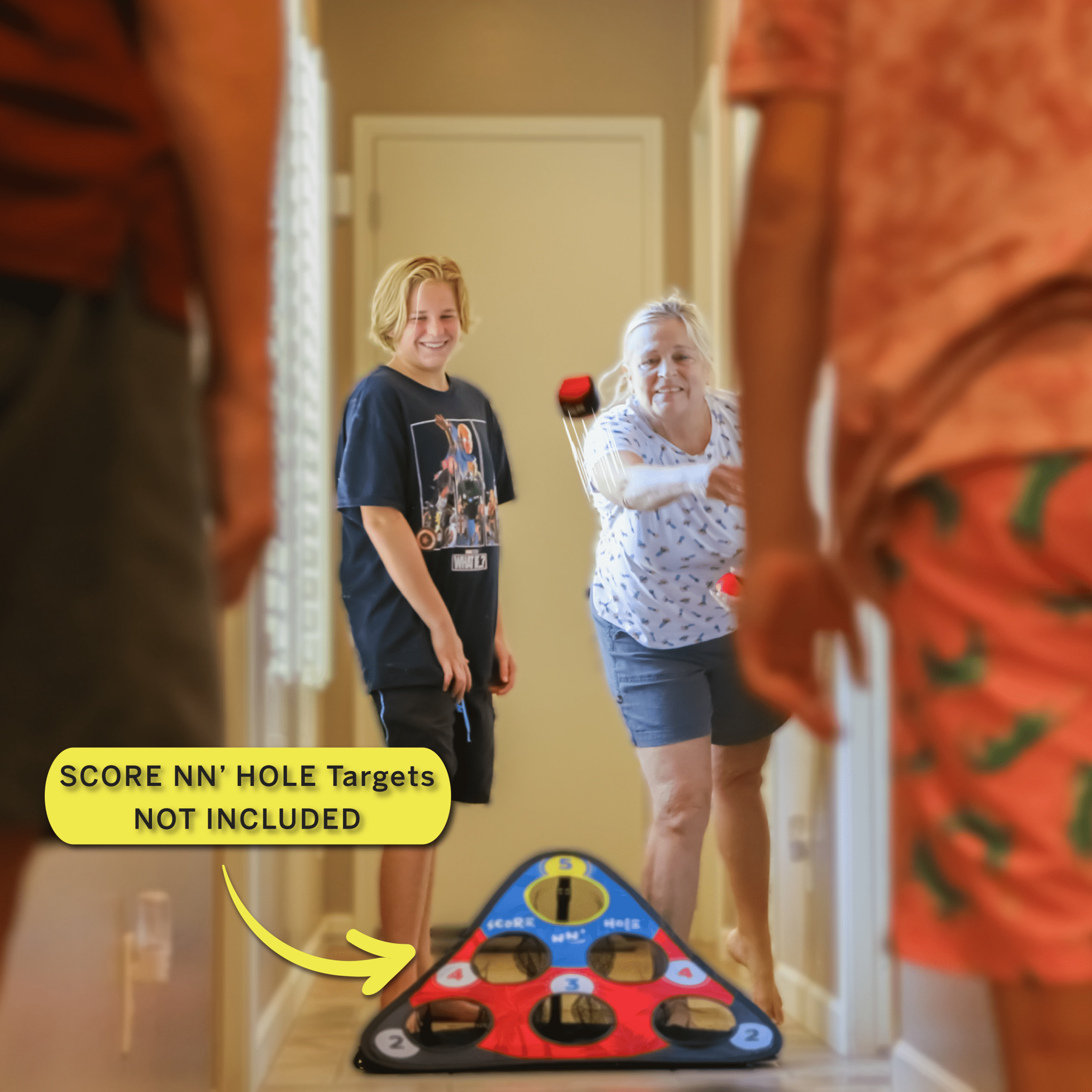 TOSS & ROLL NN' HOLE GAME MODE | Targets NOT Included | ROLL NN' HOLE & Land and Water Cornhole - SCORE NN'