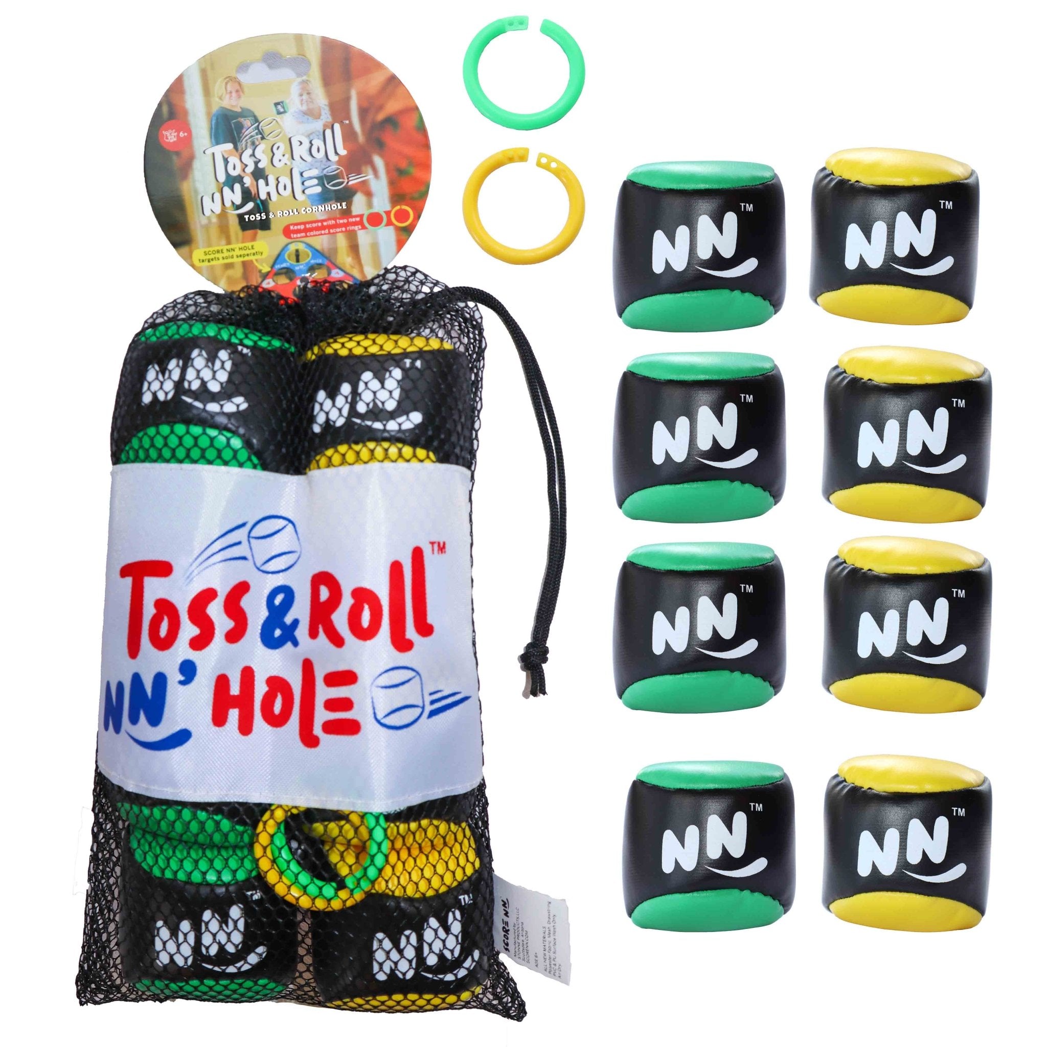 TOSS & ROLL NN' HOLE GAME MODE | Targets NOT Included | ROLL NN' HOLE & Land and Water Cornhole - SCORE NN'