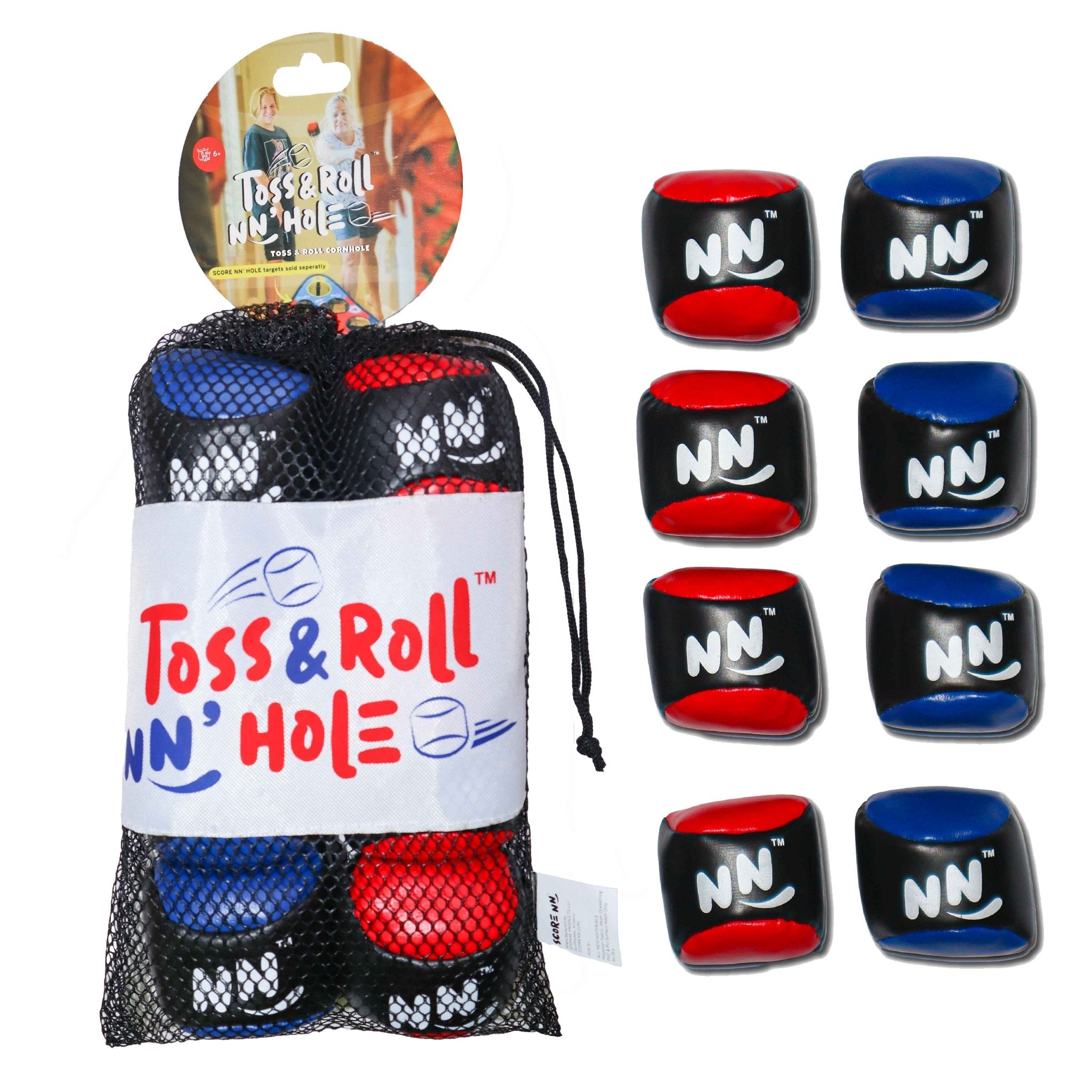 TOSS & ROLL NN' HOLE GAME MODE | Targets NOT Included | ROLL NN' HOLE & Land and Water Cornhole - SCORE NN'