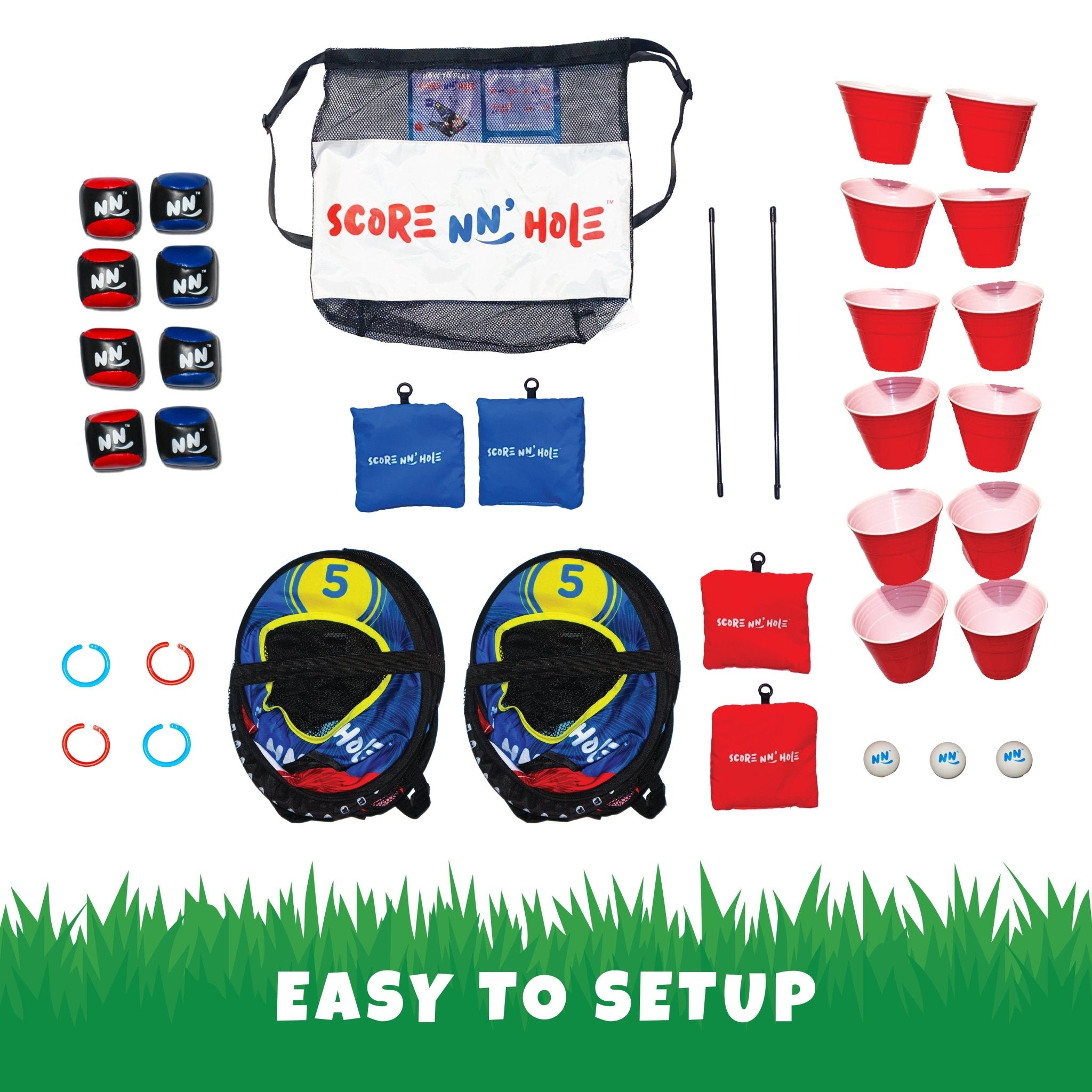 TOSS & ROLL NN HOLE Gameset + SIP NN HOLE Gamemode - SCORE NN'