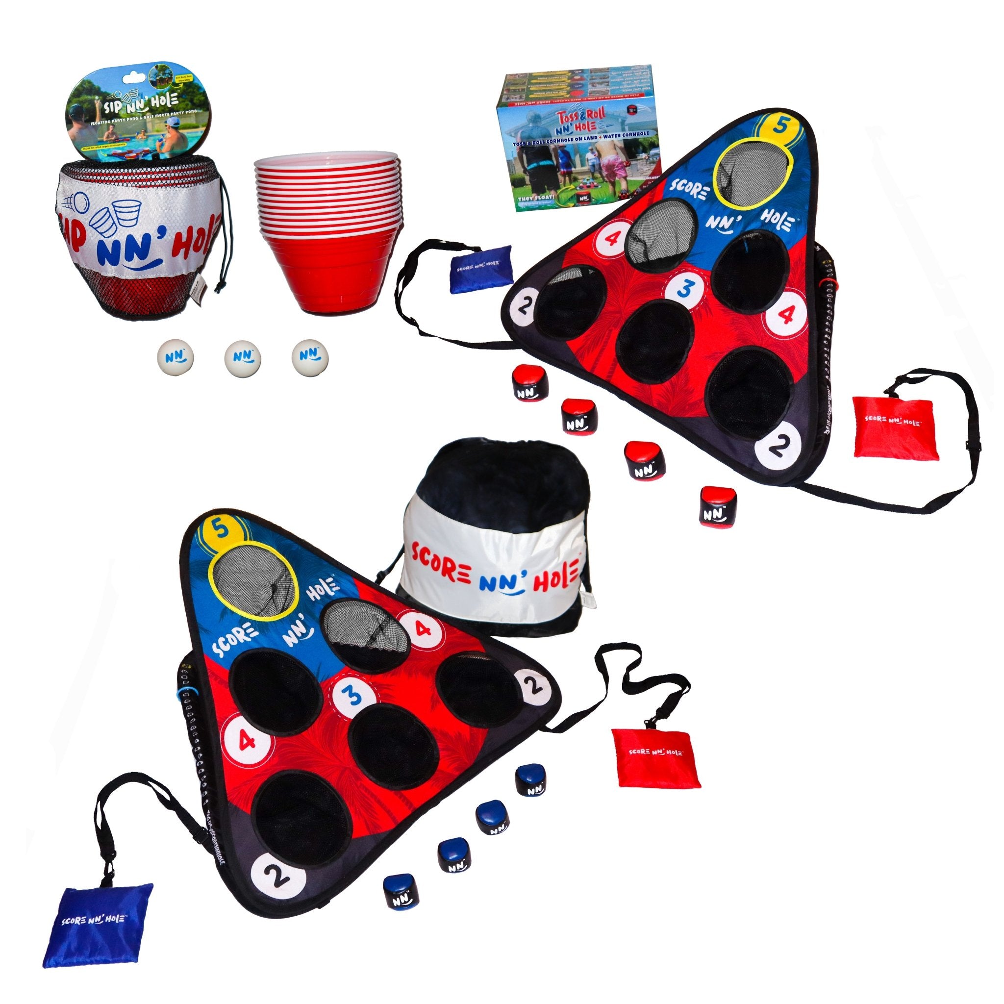 TOSS & ROLL NN HOLE Gameset + SIP NN HOLE Gamemode - SCORE NN'