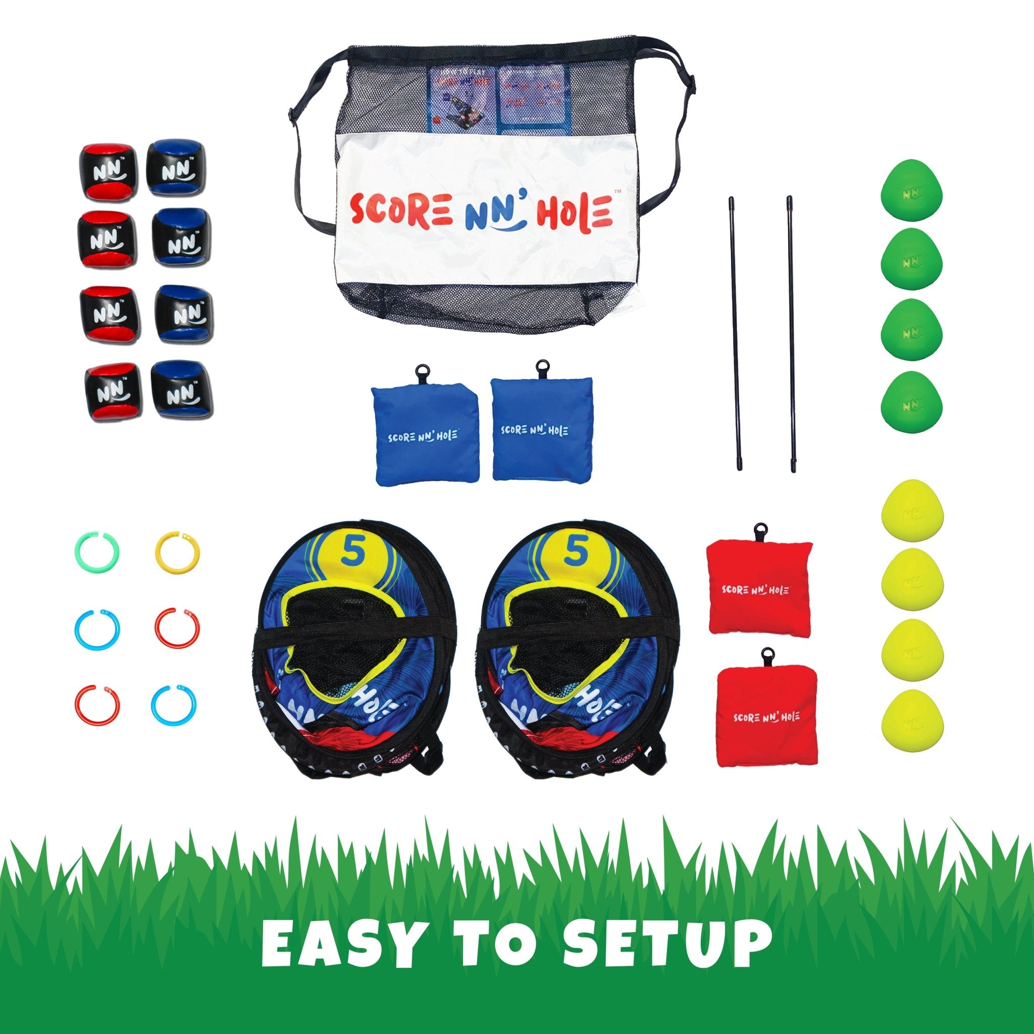 TOSS & ROLL NN HOLE Gameset + SKIP NN HOLE Gamemode - SCORE NN'