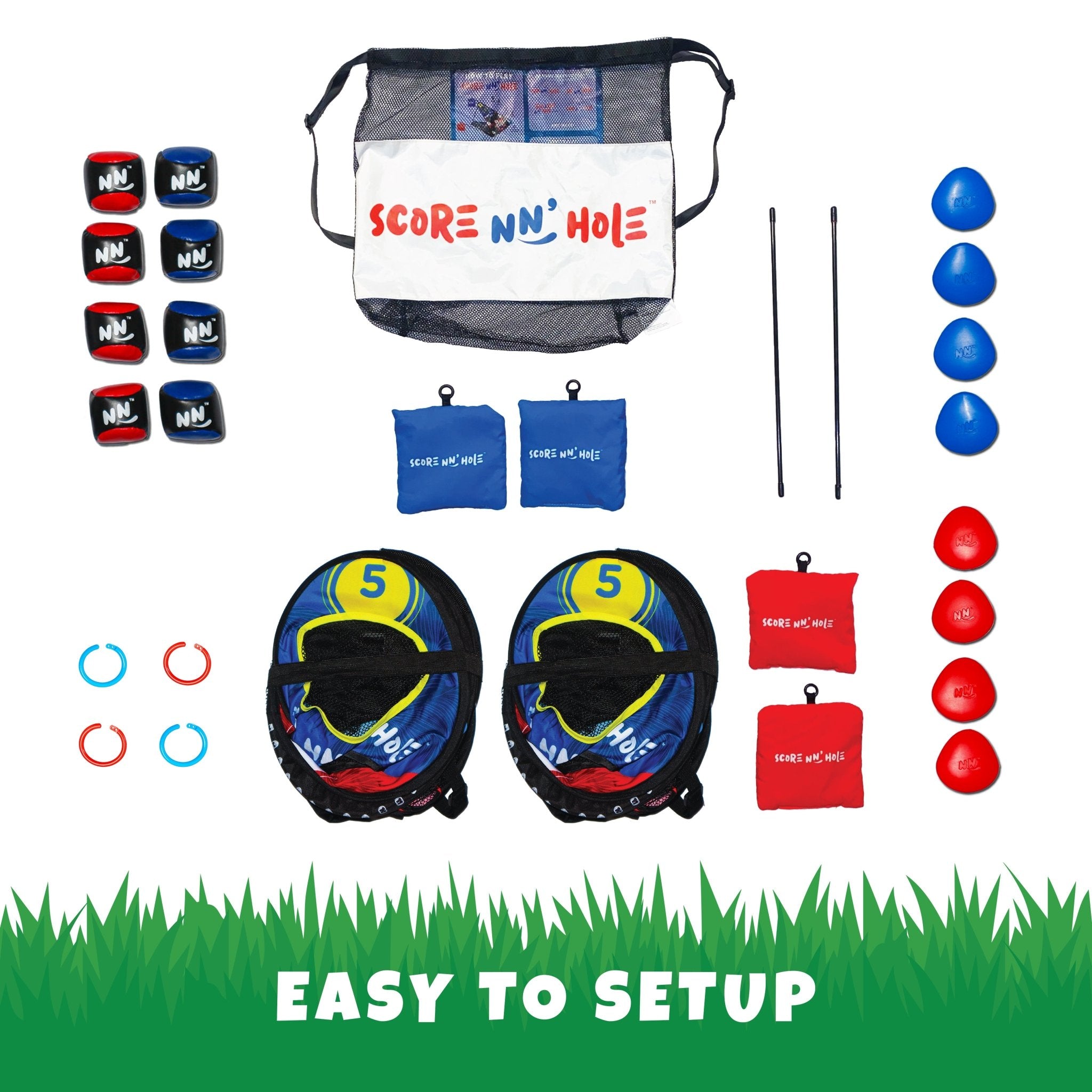 TOSS & ROLL NN HOLE Gameset + SKIP NN HOLE Gamemode - SCORE NN'