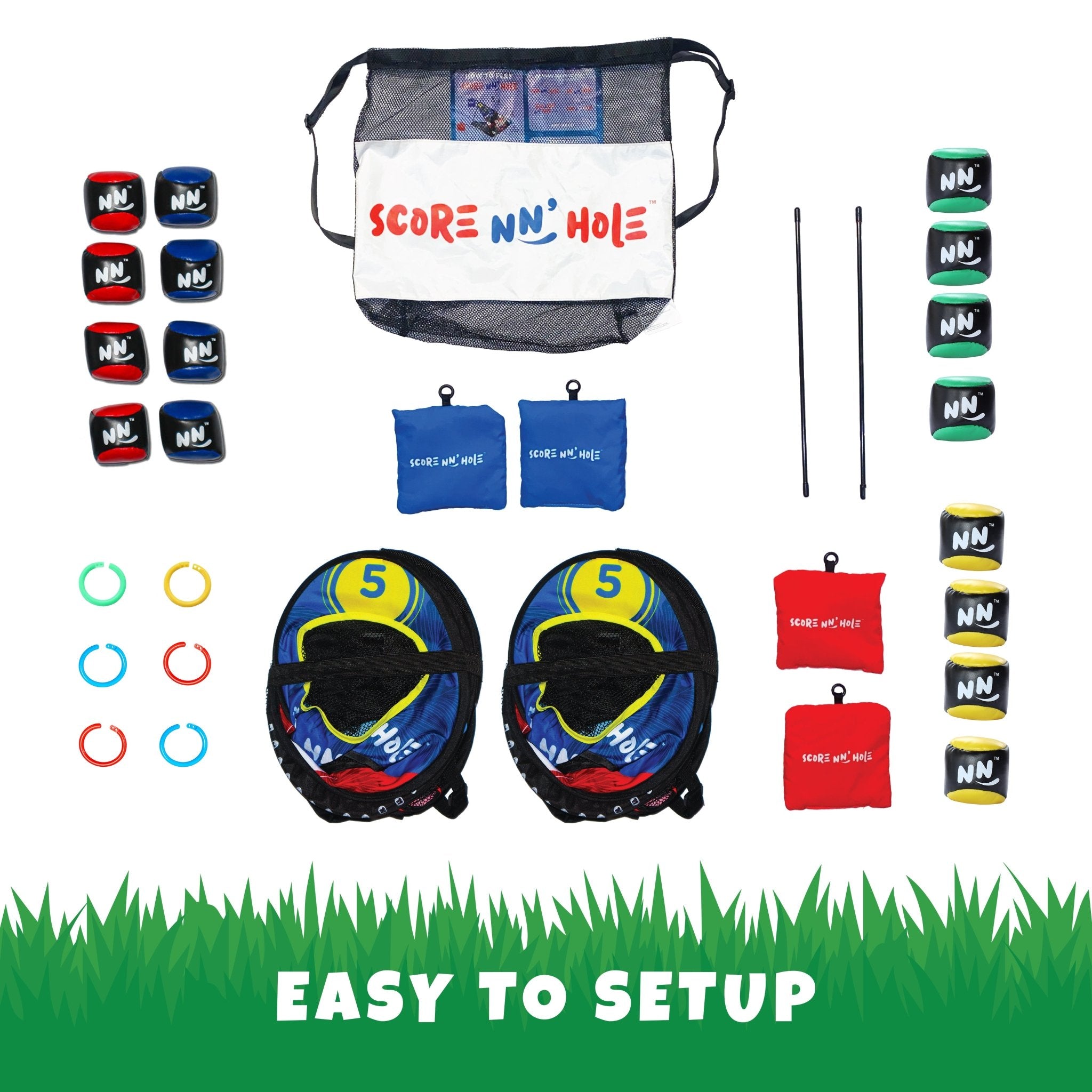 TOSS & ROLL NN HOLE Gameset + TOSS & ROLL NN Gamemode - SCORE NN'