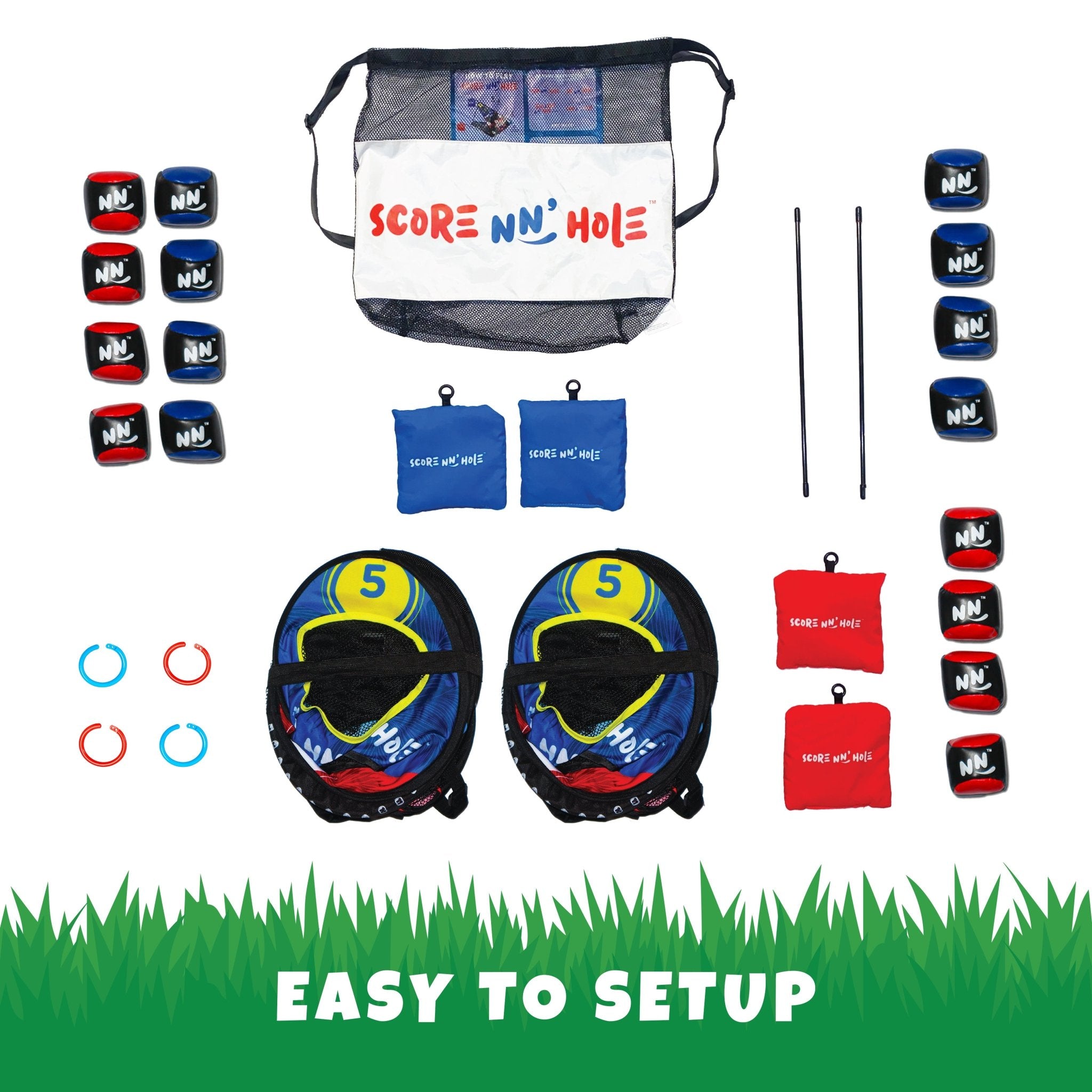 TOSS & ROLL NN HOLE Gameset + TOSS & ROLL NN Gamemode - SCORE NN'
