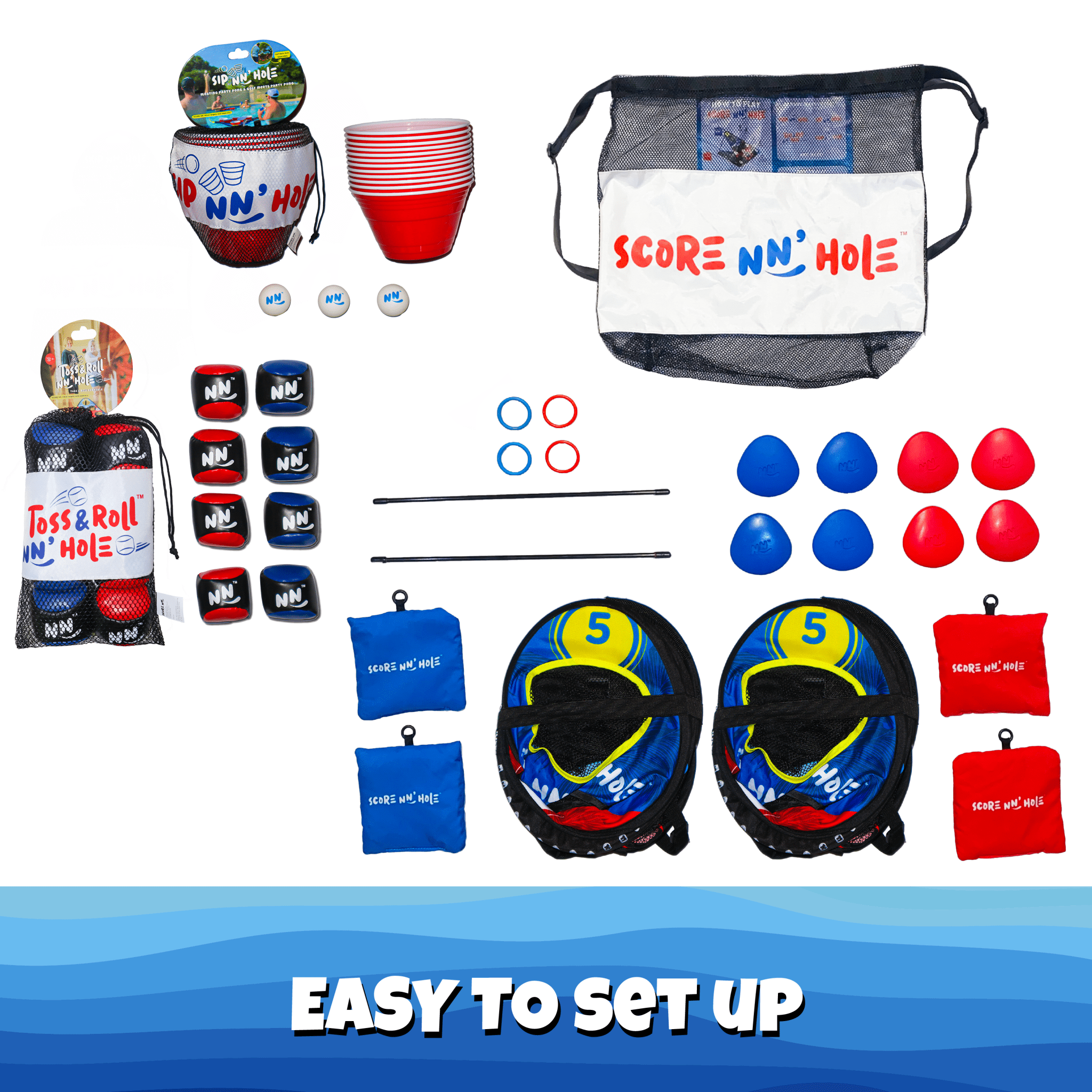 Ultimate Pool Party Bundle 🥳 SKIP, TOSS, & SIP! - SCORE NN'