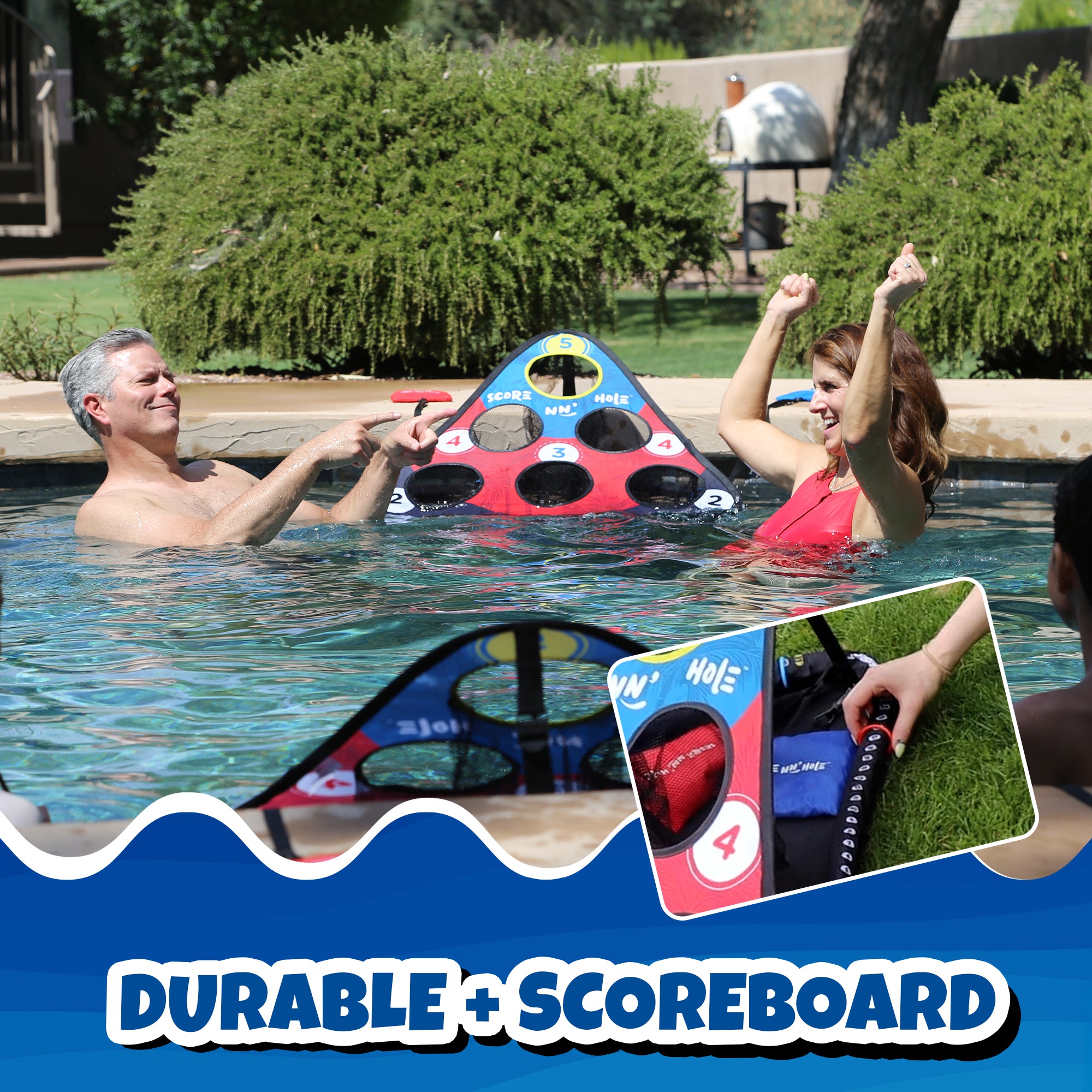 SKIP NN' HOLE Game Set - Stonne Skipping Meets Cornhole
