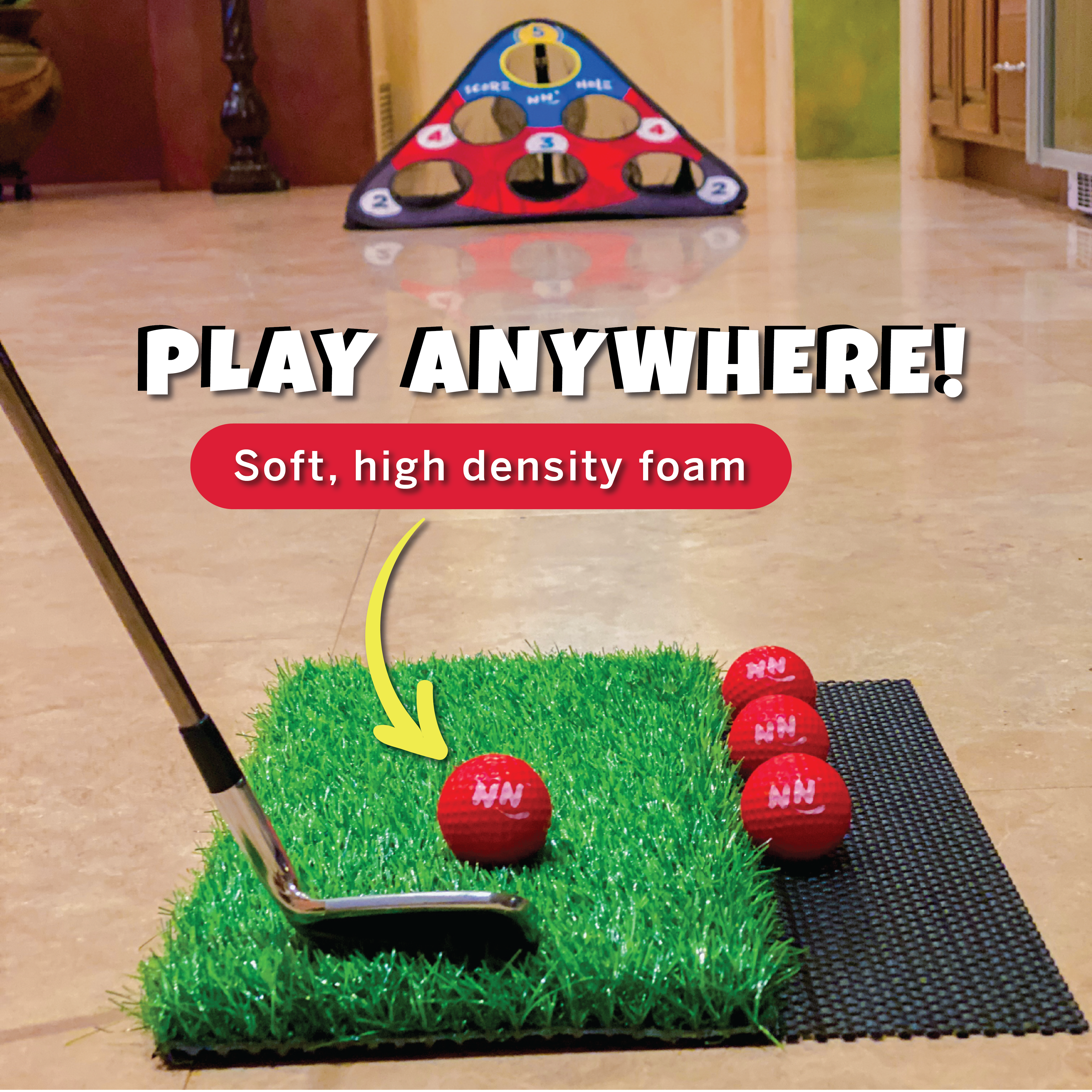 CHIP NN' HOLE GAME MODE | Targets NOT Included | Golf Meets Cornhole |