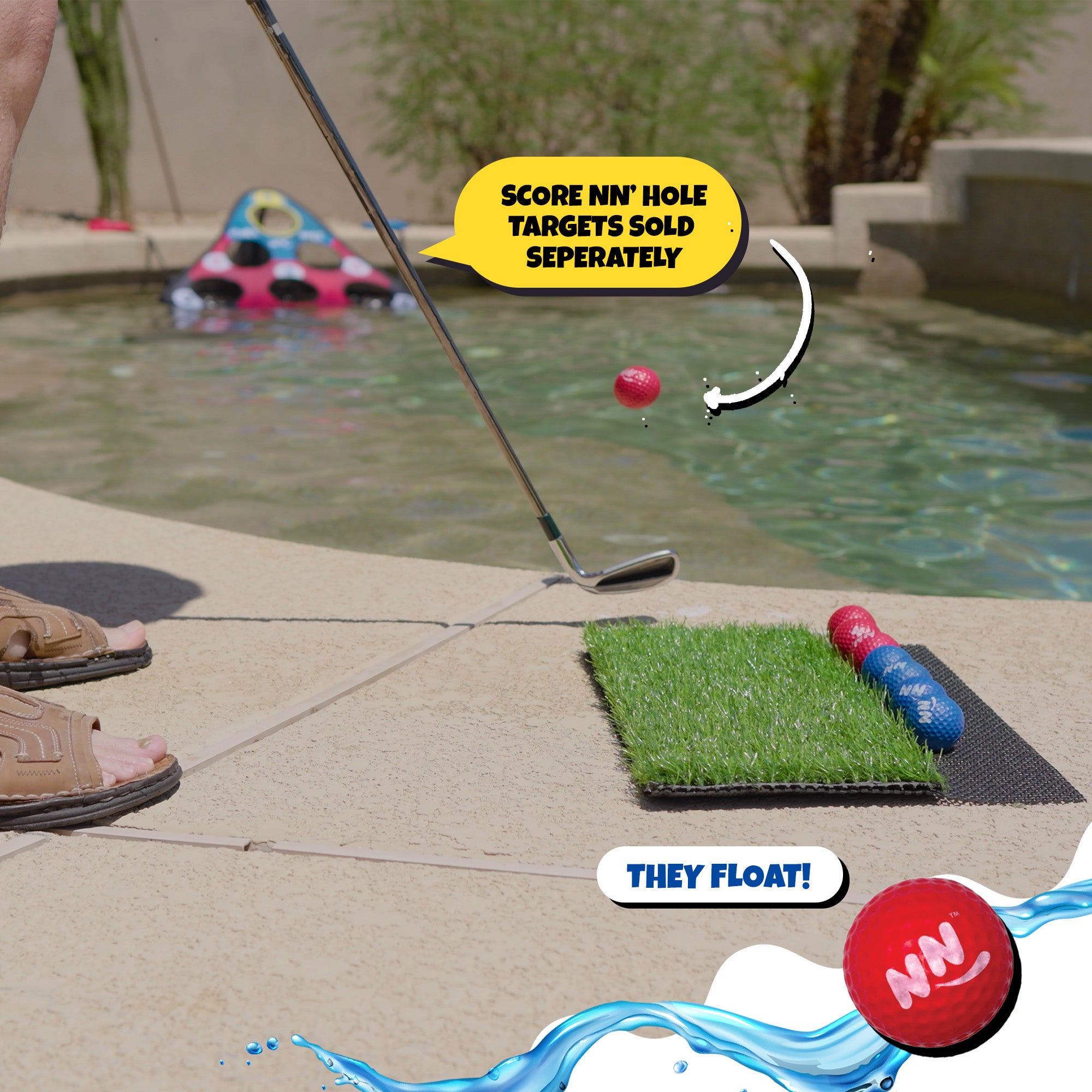 CHIP GM 1x Mat | Golf Chipping Mat ONLY | Realistic Turf Feel | Designed to Sharpen Your Short Game Anywhere
