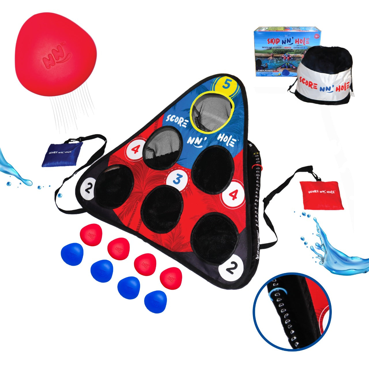 SKIP NN' HOLE Starter Set - Stonne Skipping Meets Cornhole