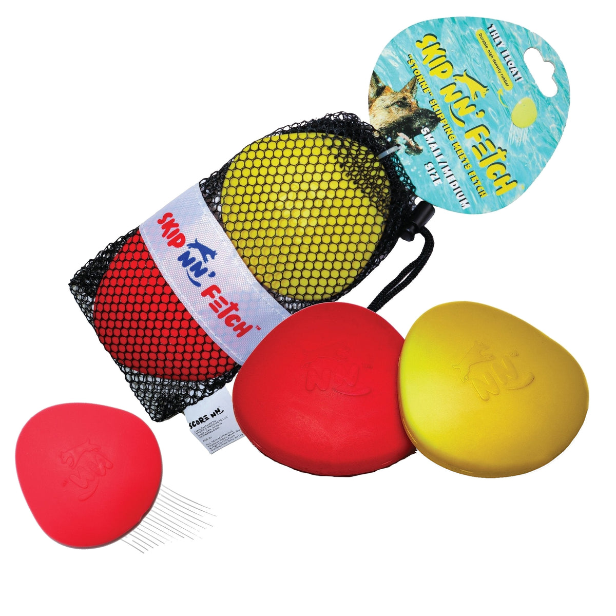 Skip NN' Fetch Dog Toys (QTY 2 Stonnes) FREE Reward - SCORE NN'