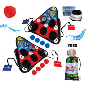 SKIP NN' HOLE Game Set - Stonne Skipping Meets Cornhole + Free TOSS & ROLL NN' HOLE While Supplies last!