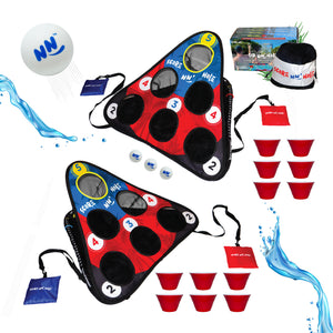 NEW! SIP NN' HOLE Game Set | Land & Water Giant Cup Pong