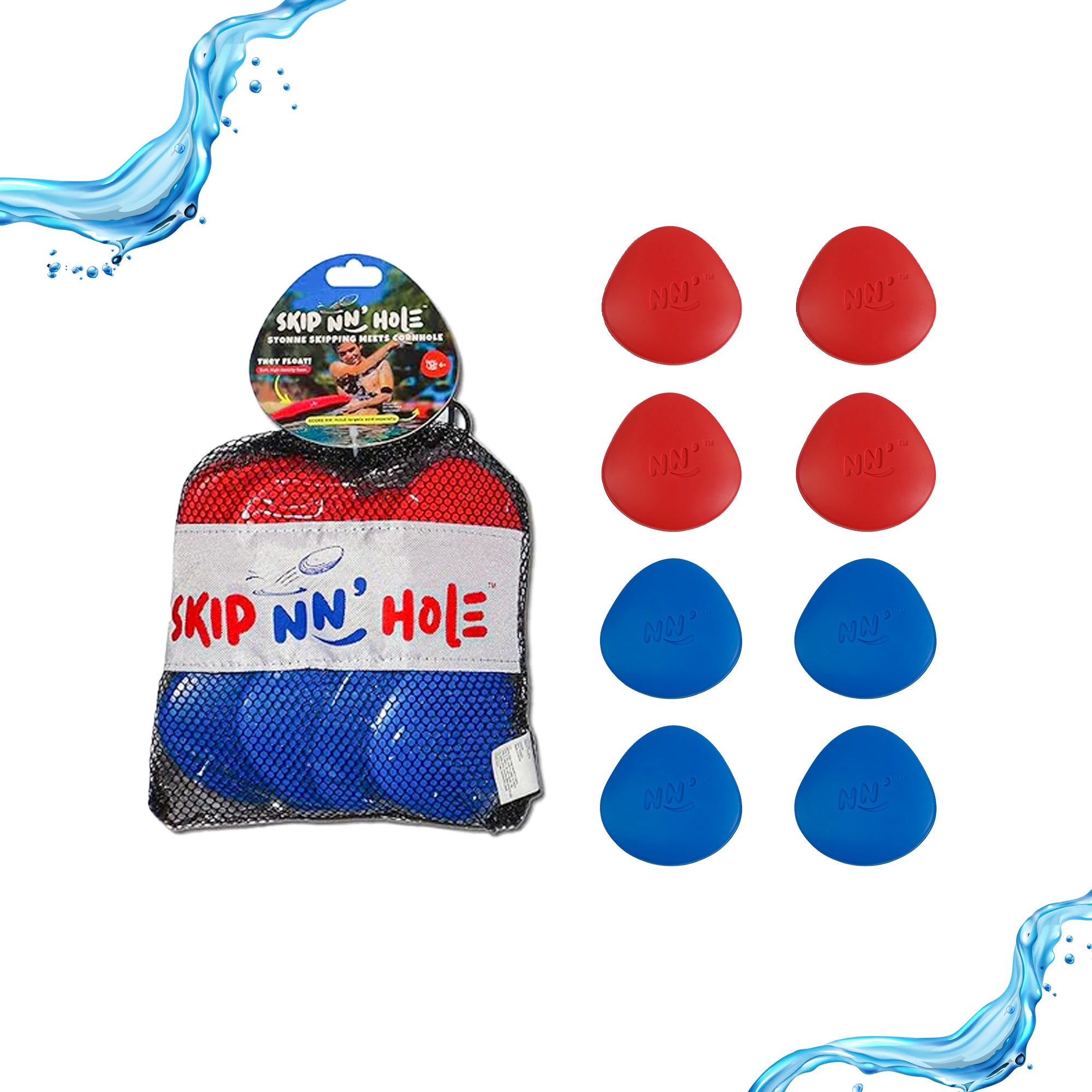 SKIP NN' HOLE Game Mode | 8X EXTRA SKIPPING "STONNES" | Targets Not Included | MORE TEAMS!