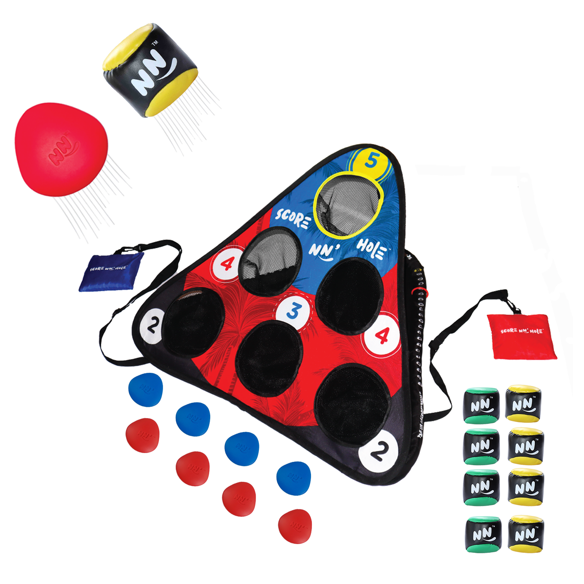 SKIP NN’ HOLE Starter Set + TOSS & ROLL Game Mode | Game for Yard and Pool