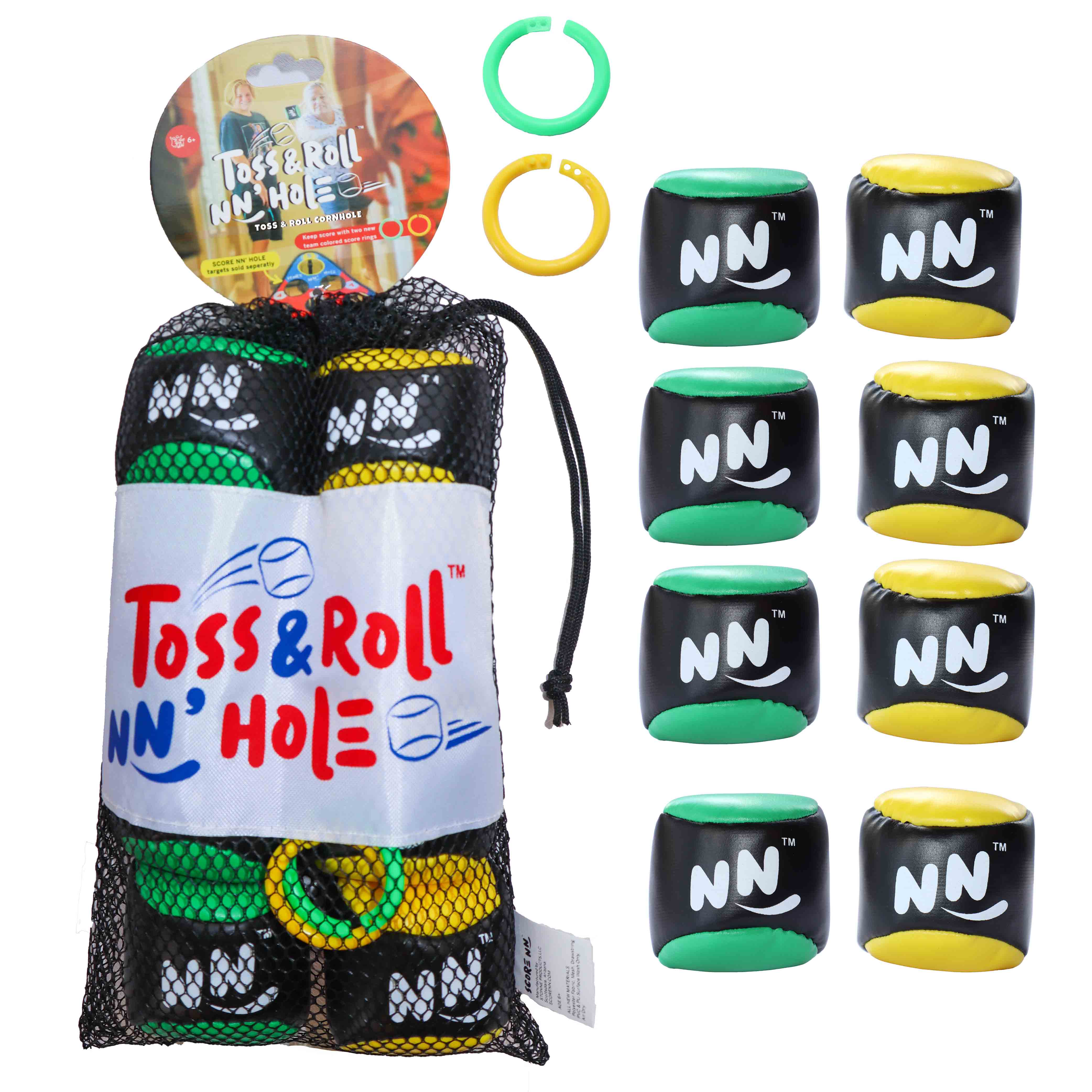 TOSS & ROLL NN' HOLE GAME MODE | Targets NOT Included | ROLL NN' HOLE & Land and Water Cornhole