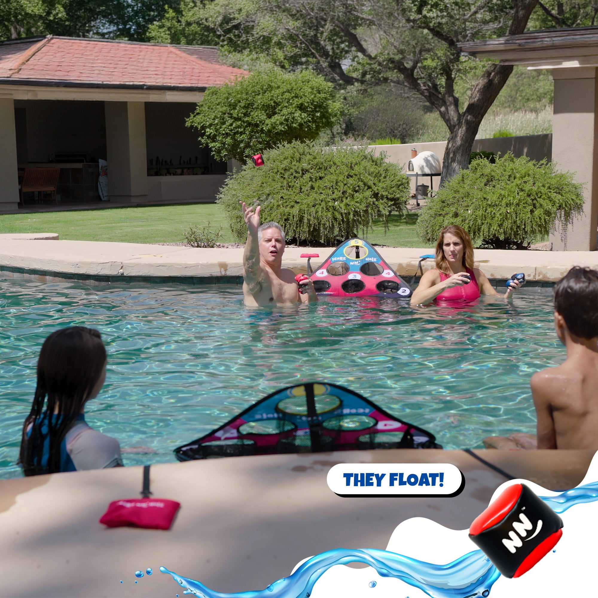 TOSS & ROLL NN' HOLE Game Mode | Targets NOT Included | TOSS & ROLL Cornhole