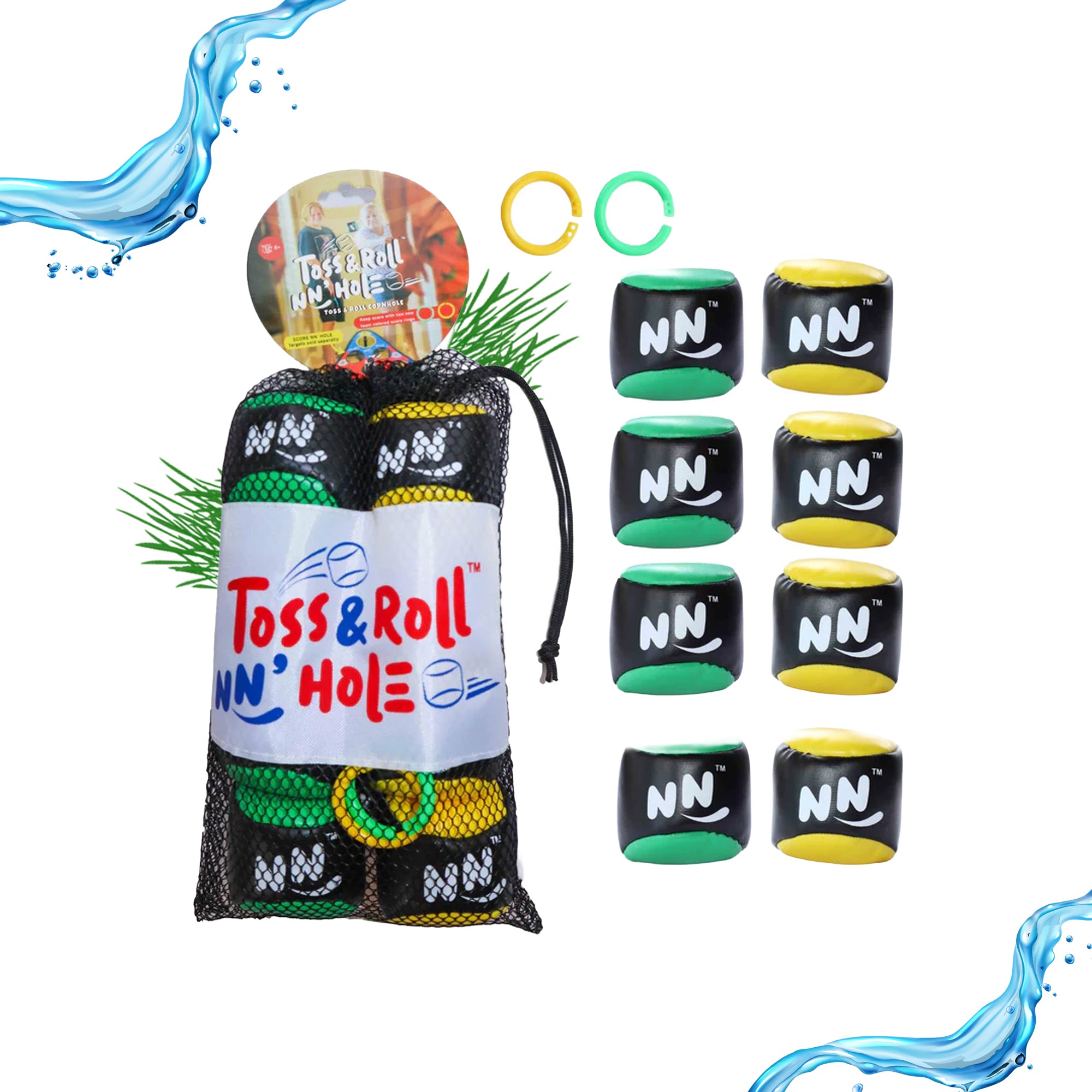 TOSS & ROLL NN' HOLE Game Mode | Targets NOT Included | TOSS & ROLL Cornhole