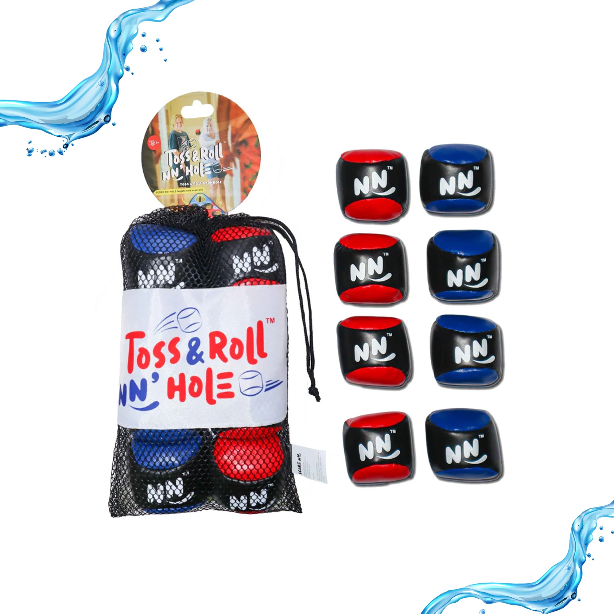 TOSS & ROLL NN' HOLE Game Mode | Targets NOT Included | TOSS & ROLL Cornhole