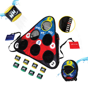 TOSS & ROLL NN' HOLE Starter Set - Toss and Roll Cornhole on land + Water Cornhole