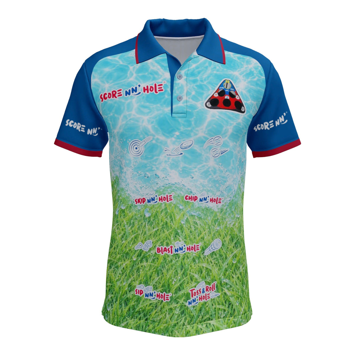 SCORE NN' HOLE Performance Polo - front